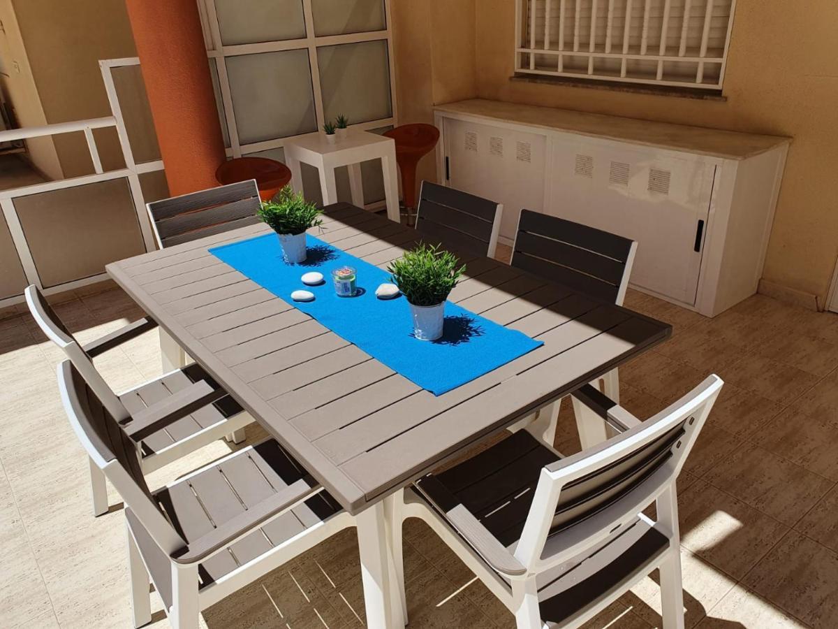 Apartamento Con Gran Terraza Con Vistas Al Mar, Solo A 50 M A La Playa Daimus Exterior foto